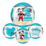 Folieballon Orbz 1st Birthday Mickey Mouse