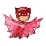 Folieballon Pyjamasheltene Owlette Shape