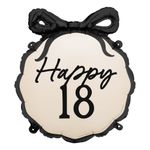 Folieballon Sløjfe Happy 18