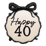 Folieballon Sløjfe Happy 40