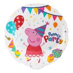 Folieballon Rund Gurli Gris™ Peppa’s Party
