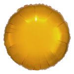 Folieballon Rund Metallic Guld