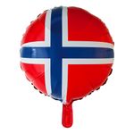 Folieballon Norske Flag