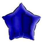 Folieballon Stjerne Blue Capri