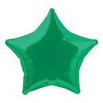 Folieballon Stjerne Grøn