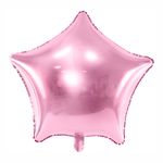 Folieballon Stjerne Lyserød