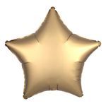 Folieballon Stjerne Satin Guld