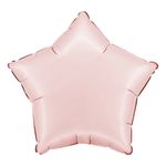 Folieballon Stjerne Satin Pastel Pink