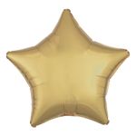 Folieballon Stjerne Hvidguld Metallic