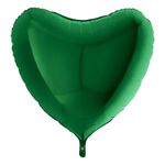 Folieballon Stort Hjerte Grønt