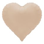 Folieballon Sweetie Heart Cappuccino