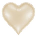 Folieballon Sweetie Heart Satin Cream