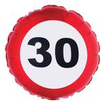 Folieballon Trafikskilt 30