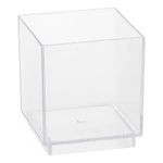 Fingerfood-forme Kubik Transparent