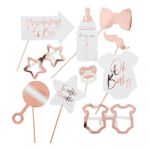 Fotoprops Baby shower Rosaguld