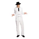 Gangster Hvid Kostume