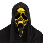 Scream Ghostface Guld Chrome Maske