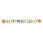 Bogstavguirlande Happy Birthday Jungledyr