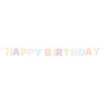 Guirlande Happy Birthday Dreamy Pastel