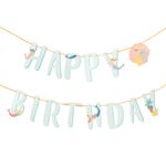 Guirlande Happy Birthday Mermaid Waves