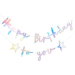 Guirlande Happy Birthday To You Farveskinnende