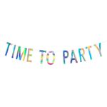 Guirlande Time To Party Skinnende