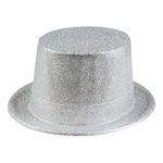 Glitterhat Sølv