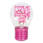 Bordlampe i glødepæreform Love is in the air