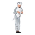 Grå Hund Børnekostume