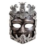 Græsk Maske Sølv
