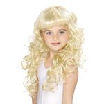 Guldlok Blond Paryk Børn