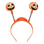 Halloween Hårbøjle med Græskar LED