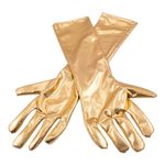 Lange Handsker Guld Metallic