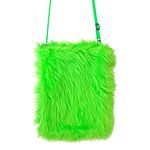 Håndtaske Fluffy Neongrøn