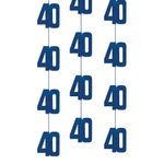 Hængende Dekorationer 40 Blå