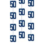 Hængende Dekorationer 50 Blå