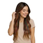 Hårforlængelse Glitter Multi