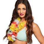 Hawaiikrans Deluxe Flerfarvet