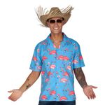 Hawaiiskjorte Flamingoer