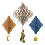 Honeycombs Eid Mubarak Hængende Dekoration