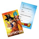Invitationkort Dragon Ball