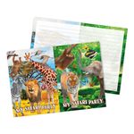 Indbydelseskort Safari Party