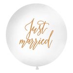 Kæmpeballon Just Married