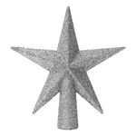 Julestjerne Sølv Glitter