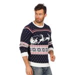 Juletrøje Blå Julekane