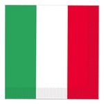 Kaffeservietter Grønne/Hvide/Røde