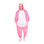 Kanin Lyserød Onesie Kostume