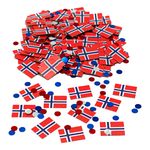 Konfetti Norsk Flag