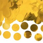Konfetti Rund Guld Metallic