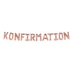 Konfirmation Ballongguirlande Rosaguld